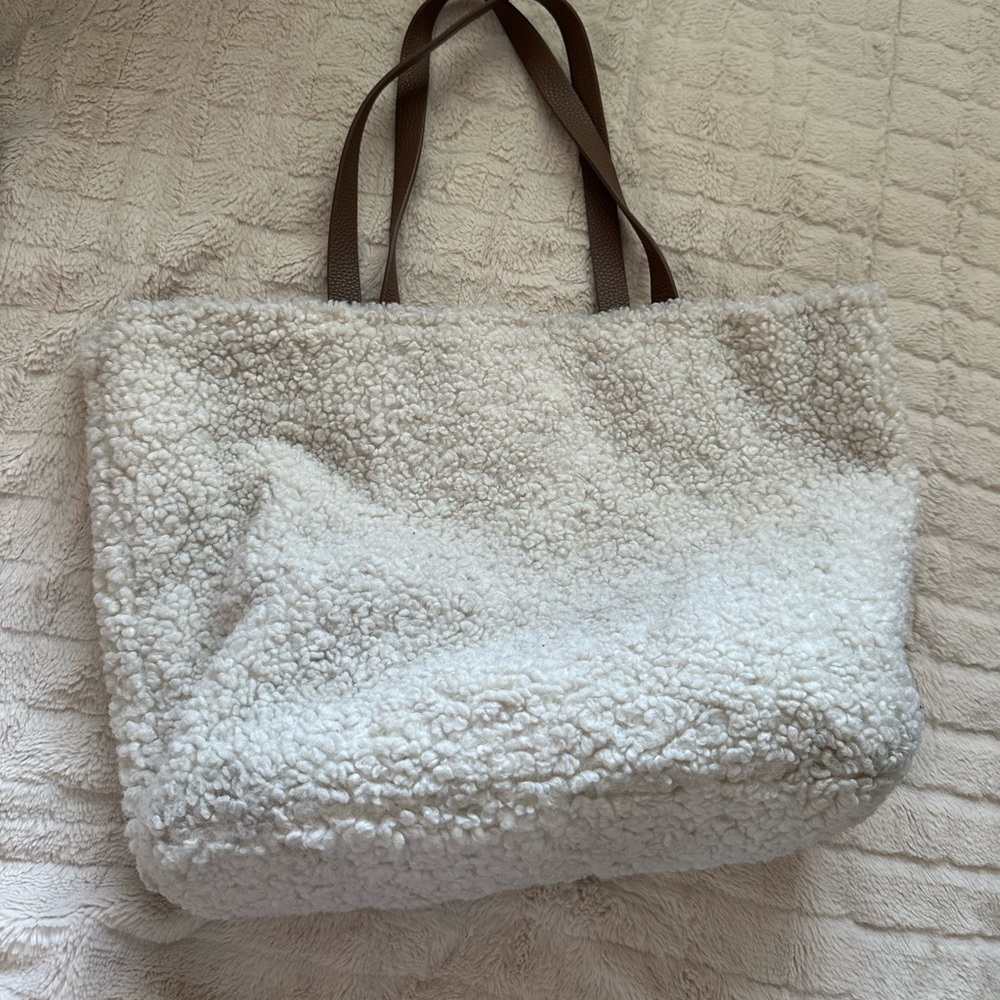 ASPEN Cozy Cream Tote Bag